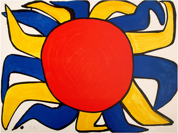 Alexander Calder - Frontispiece, from Our Unfinished Revolution, 1976