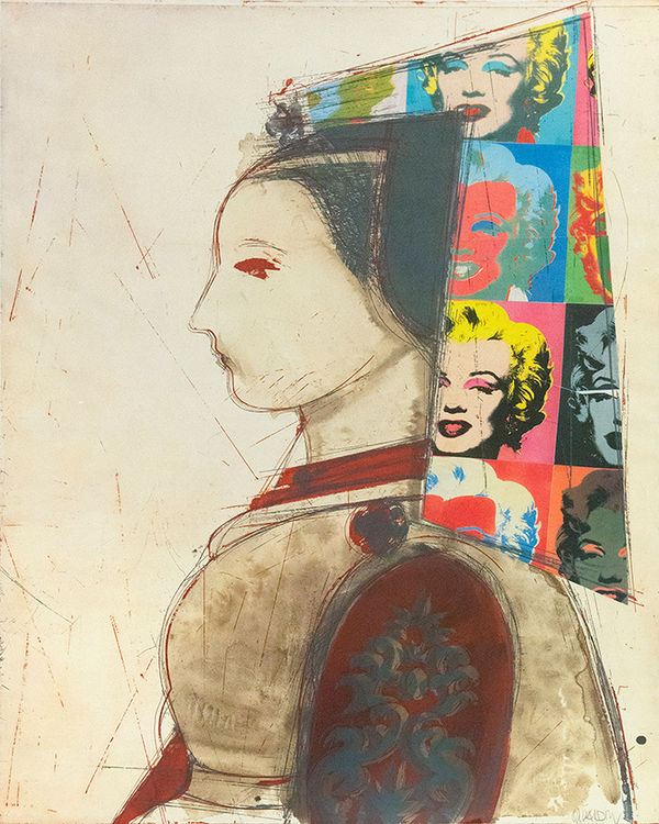 Manolo Valdés - Profil (Andy Warhol), 2008