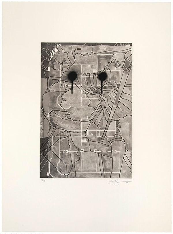 Jasper Johns - Untitled, from The Geldzahler Portfolio, 1997
