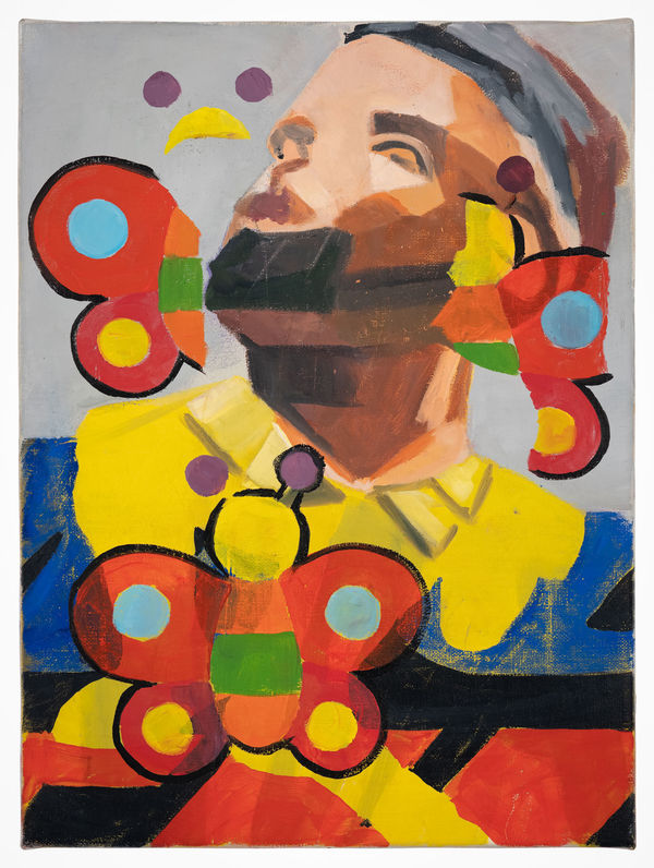 Antoine Goossens Tribute to Mike Kelley #5, 2023 Oil on canvas 40 x 30 cm