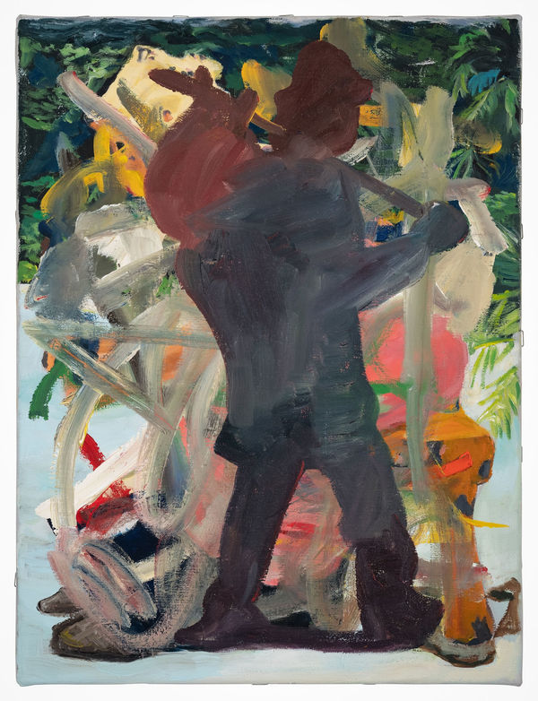 Antoine Goossens Tribute to Mike Kelley #10, 2023 Oil on canvas 40 x 30 cm