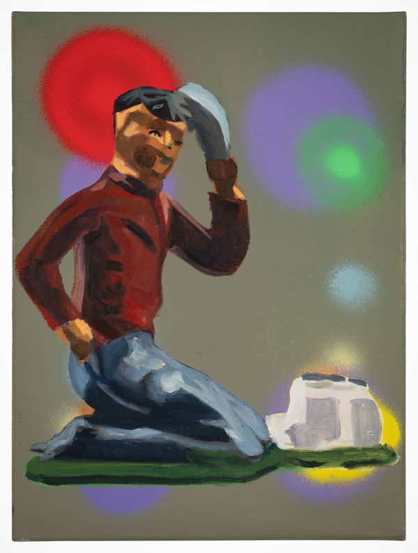 Antoine Goossens Tribute to Mike Kelley #8, 2023 Oil on canvas 40 x 30 cm