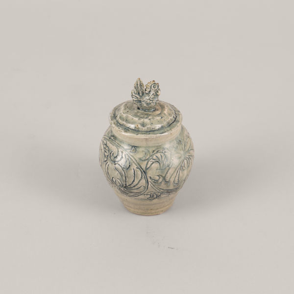 Shinobi Tsubo: Rooster｜灰釉しのび壺　酉, 2024