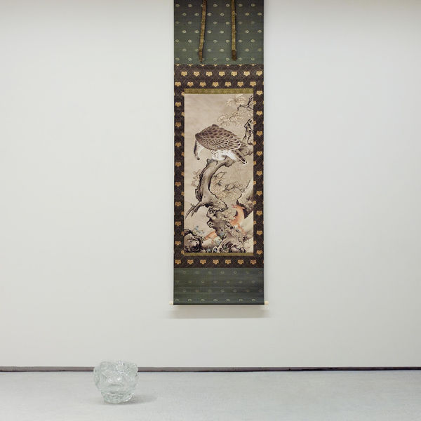 Kano Hōgai (1827–1888) , Hawk on Oak Tree 