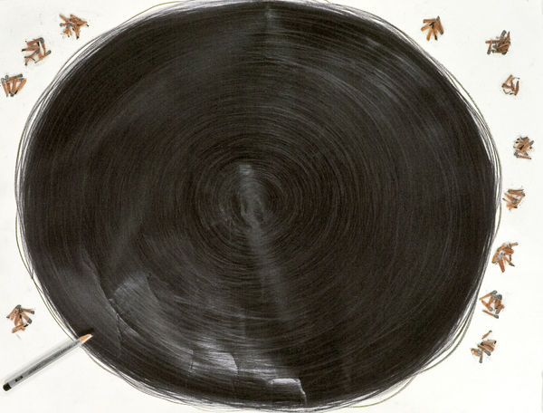 Shi Jin-Hua, Pen Walking #33, 2007