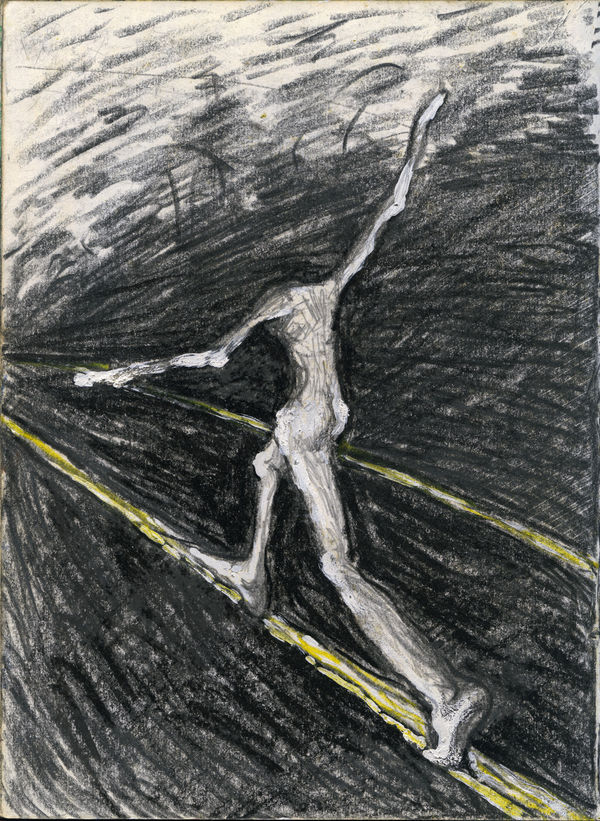 Shi Jin-Hua, A Tightrope walking, 1987-1988