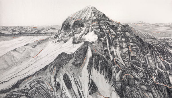 Shi Jin-Hua, Pen Walking #181, 2021–2022