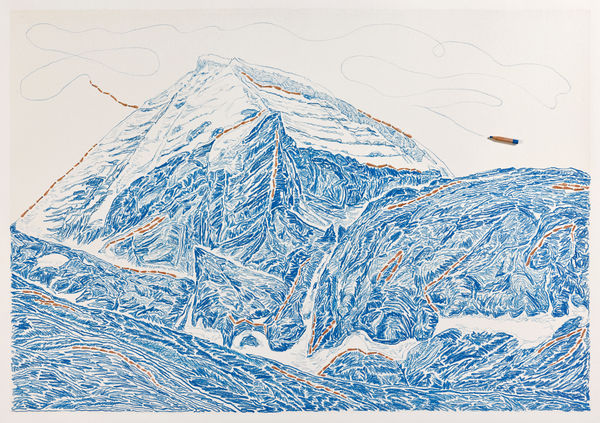 Shi Jin-Hua, Pen Walking #161, 2016