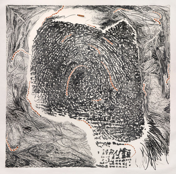 Shi Jin-Hua, Pen Walking #172, 2019