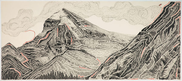 Shi Jin-Hua, Pen Walking #110, 2011