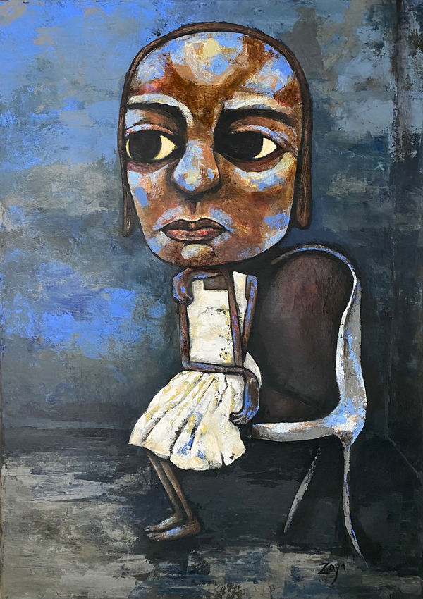 Zoya Taylor, On Edge but Not Faltering, 2021