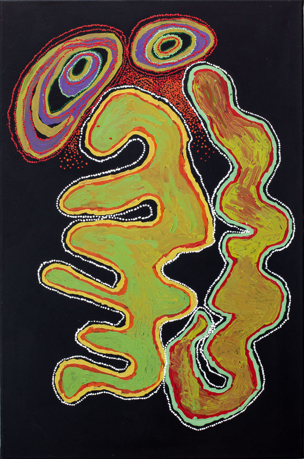 Dora Parker Pukara, 2022 acrylic on linen 137 x 90 cm
