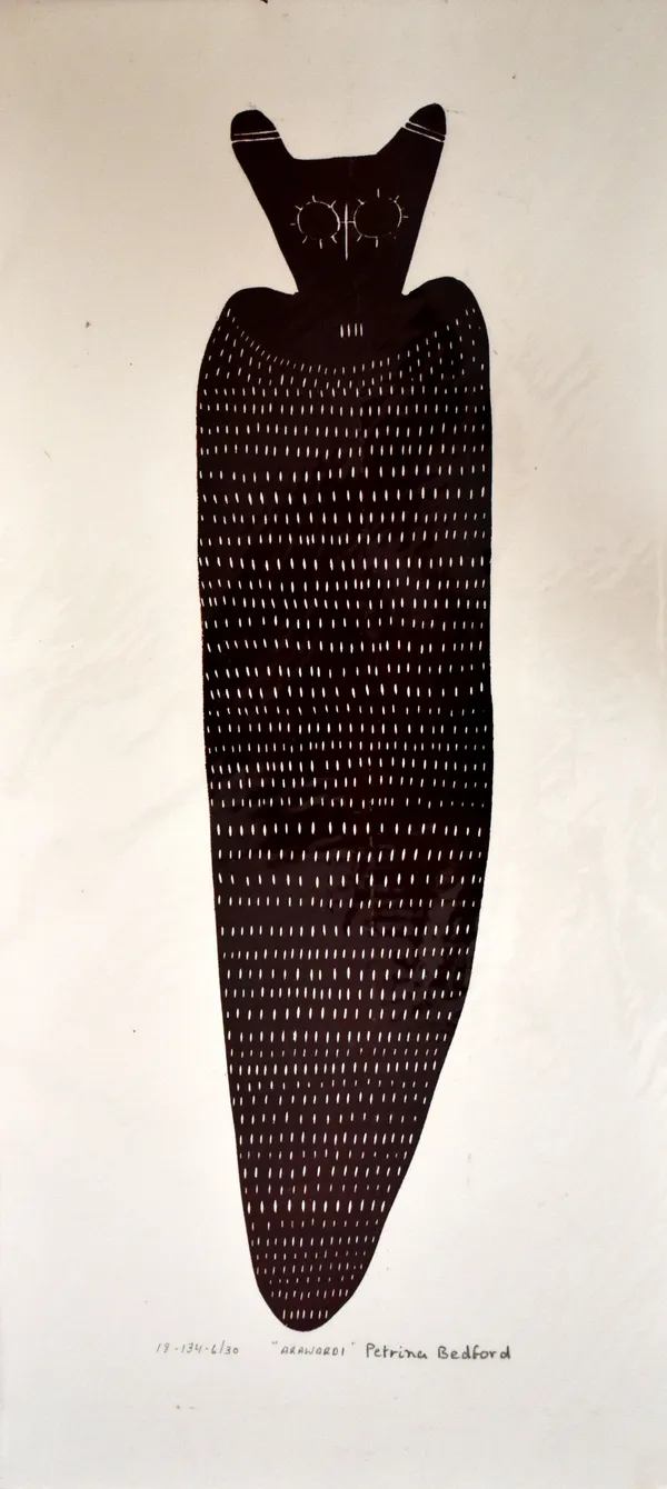 Petrina Bedford Arawadi, 2018 Coloured woodblock print 30 x 65 cm 6/30