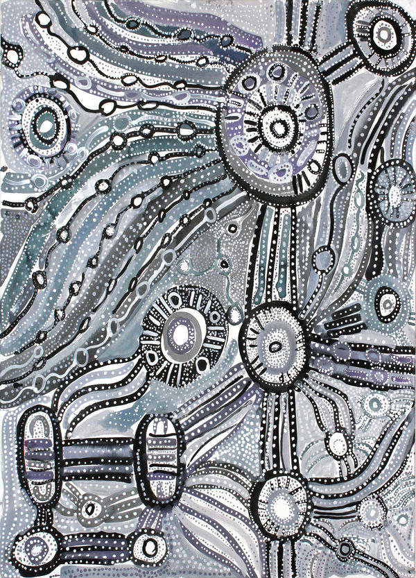 Puna Yanima Antara acrylic on linen 152 x 122 cm