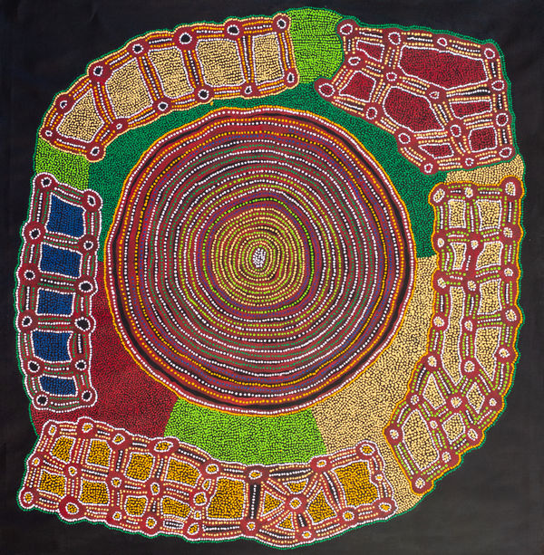 Lennard Walker Kulyuru, 2019 Acrylic on linen 137 x 140 cm