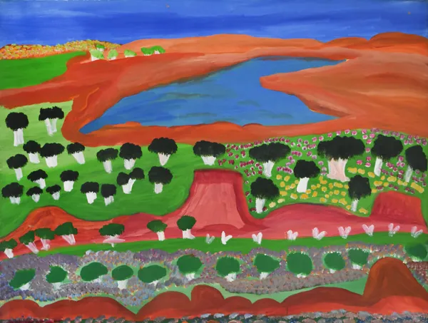 Daisy Andrews Lumpu Lumpu, 2013 Acrylic on Canvas 90 x 120 cm