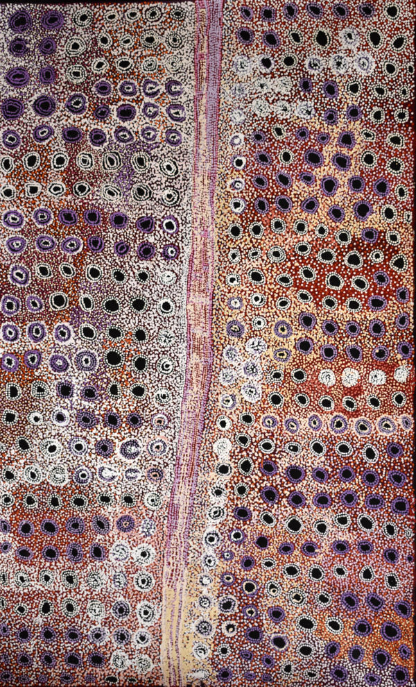 Mitakiki Women's Collaborative Seven Sisters Acrylic on Linen 122 x 198 cm (48x78")