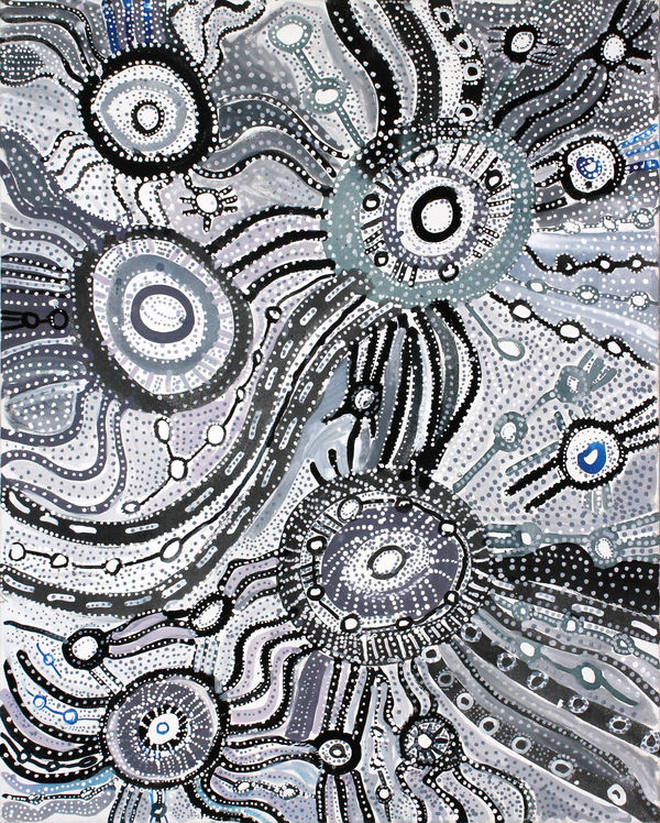 Puna Yanima Antara acrylic on linen 152 x 122 cm