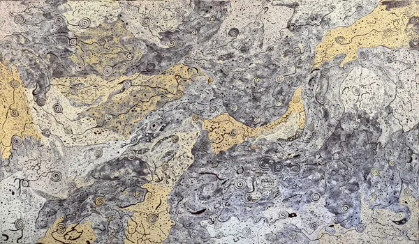 Keith Stevens Nyapari Tjukurpa, 2019 acrylic on linen 199 x 117 cm