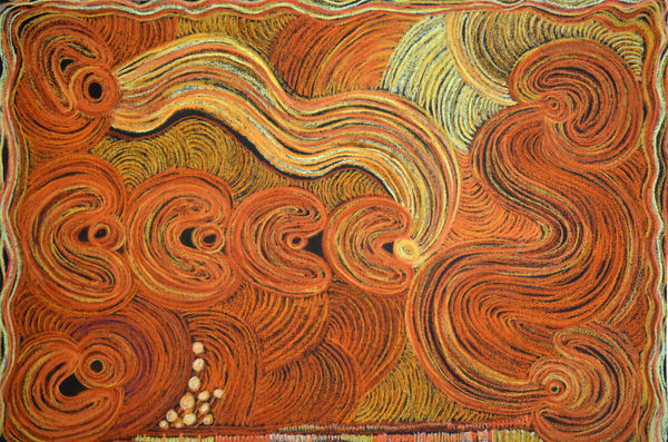 Alison Anderson Untitled acrylic on paper 50 x 70 cm