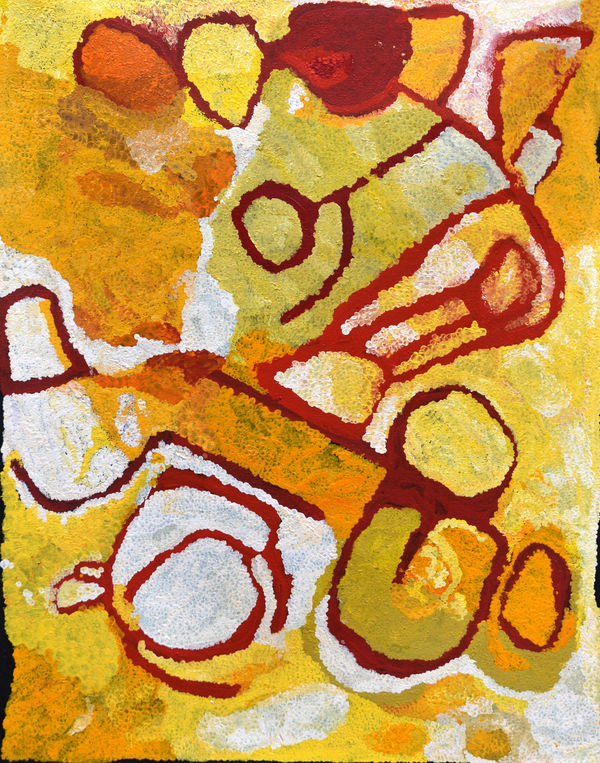 Myrtle Pennington Kanpala, 2021 acrylic on linen 110 x 85 cm