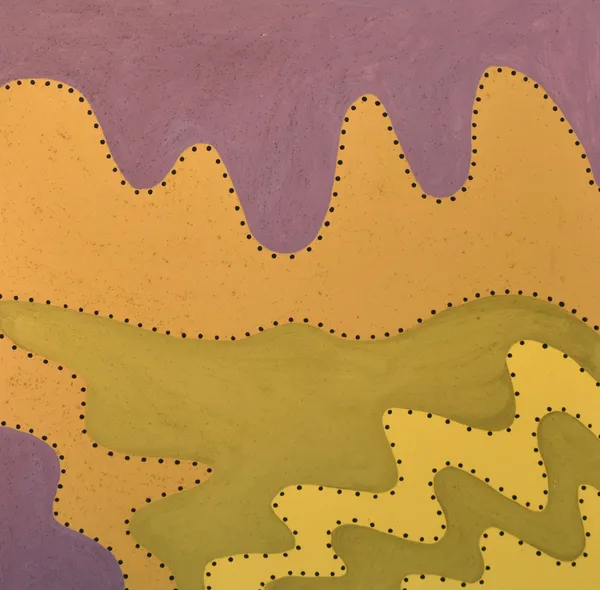 Madeleine Purdie Kilkayi, 2021 pigment on canvas 90 x 90 cm