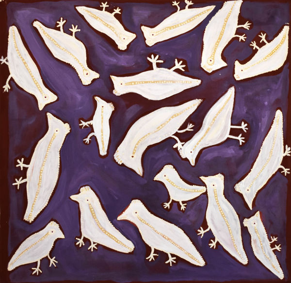 Nyanu, Watson Tjulpu, 2019 Acrylic on canvas 91 x 91 cm