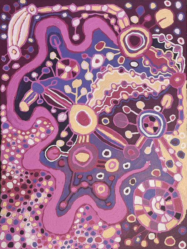 Sharon Adamson Wanampi Tjukurpa, 2021 acrylic on linen 122 x 101.5 cm