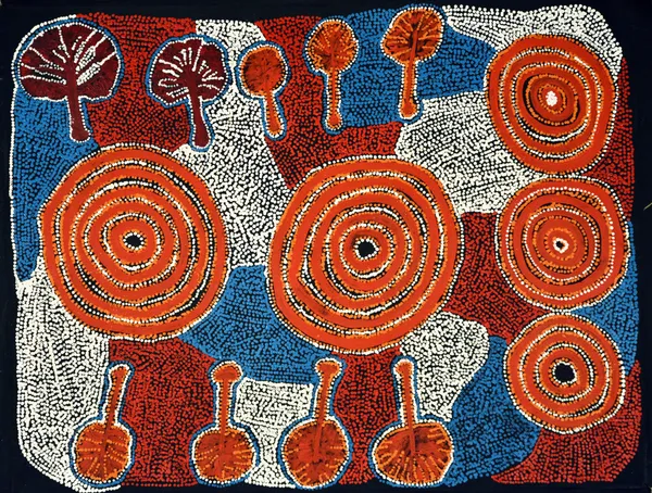 Ian Rictor Kamanti, 2023 acrylic on linen 110 x 85 cm