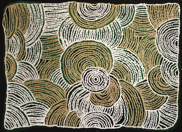 Tjawina Porter Porcupine Dreaming acrylic on canvas 101 x 75 cm