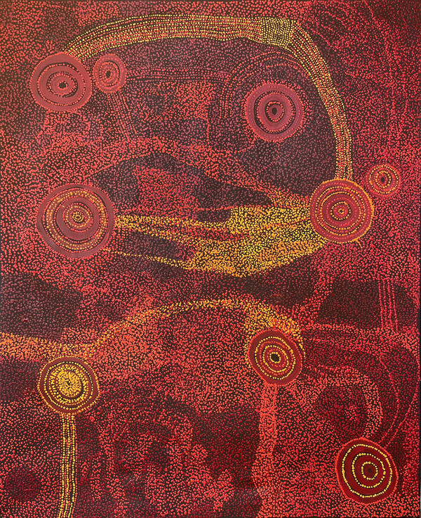 Muna Kulyuru Ngayuku ngura - My Country, 2021 acrylic on linen 152.5 x 122 cm