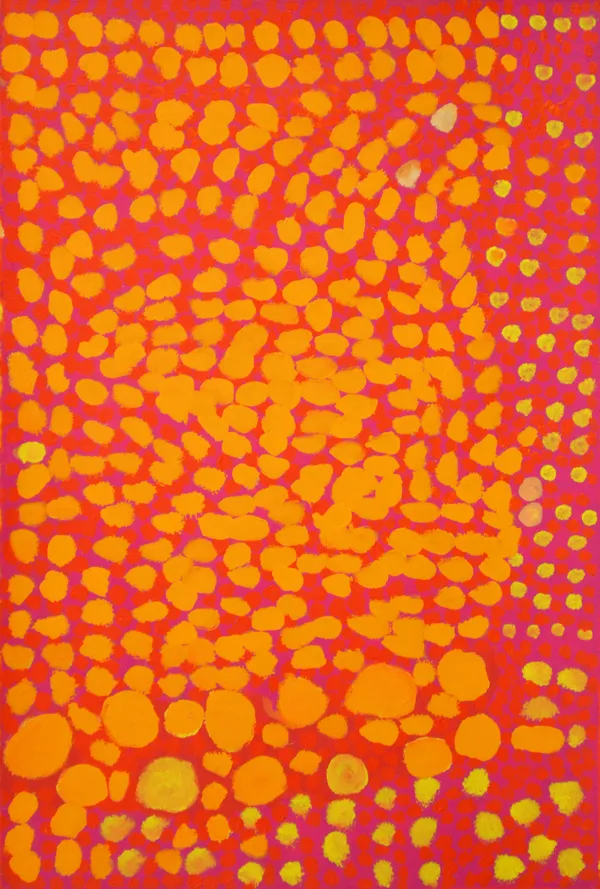 Daisy Japulija My mother country acrylic on canvas 60 x 90 cm