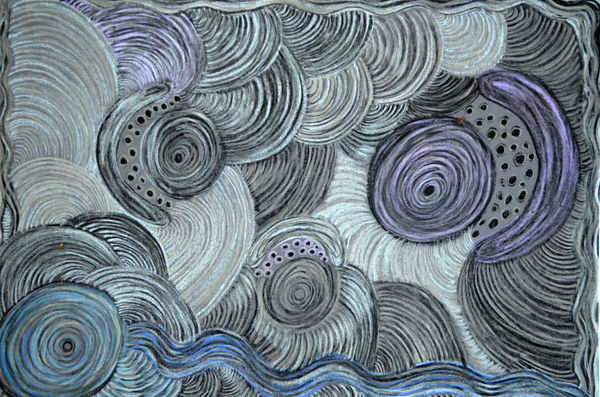 Alison Anderson Untitled Chalk on paper 50 x 70 cm