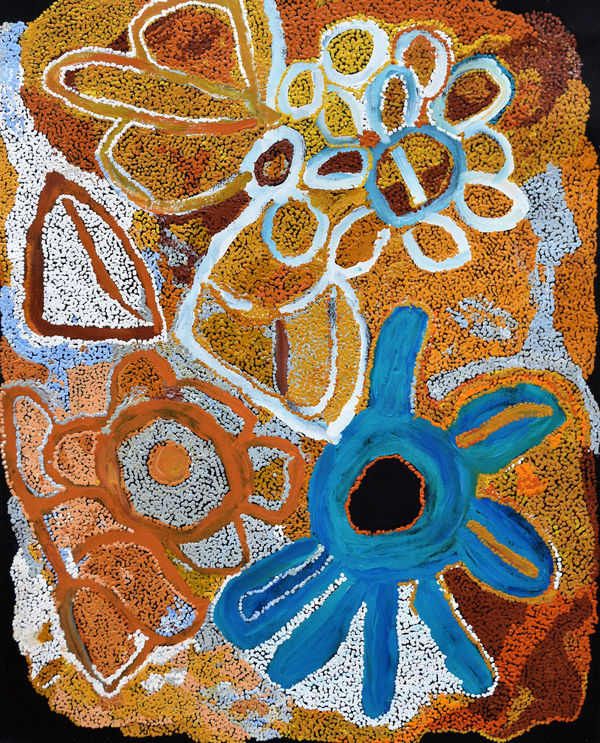 Kathleen (Kanta) Donnegan Minyma Tjuta, 2022 acrylic on linen 110 x 85 cm