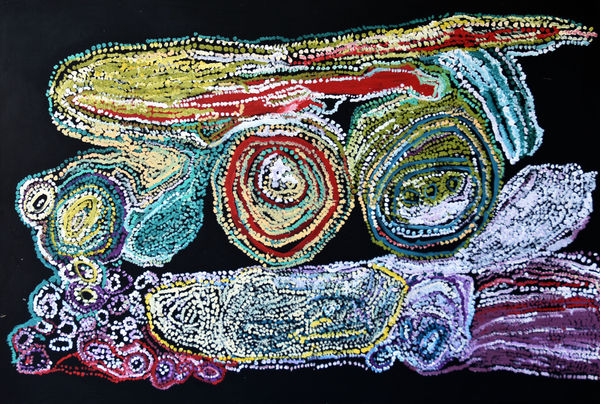 Lawrence Pennington Mituna, 2022 acrylic on linen 200 x 137 cm