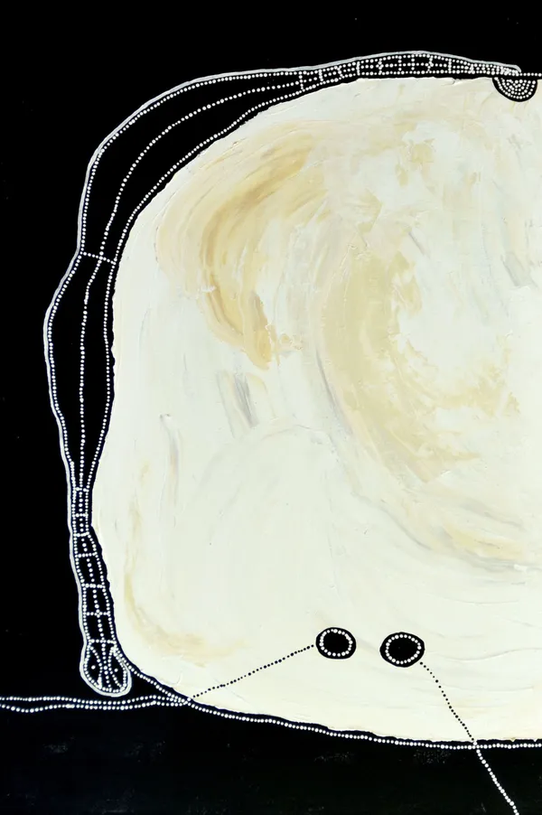 Timo Hogan Lake Baker, 2021 acrylic on linen 110 x 85 cm