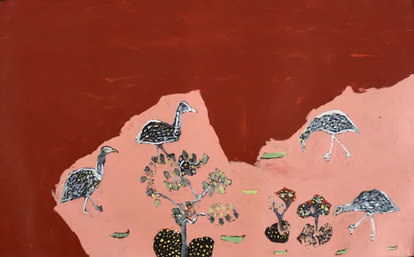 Aaron Pei Pei Kaltukatjara, 2020 acrylic on canvas 91.4 x 55.9 cm