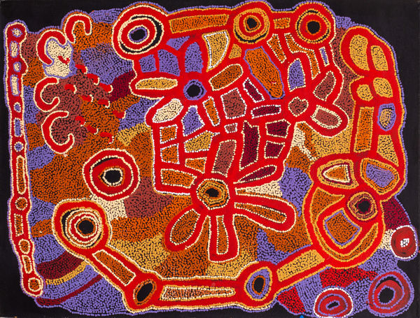 Ngalpingka Simms Wayiyul, 2019 Acrylic on linen 110 x 85 cm