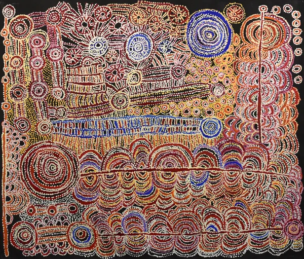 Emily Cullinan Ananyi Ngura (Traveling Country), 2020 acrylic on linen 167 x 198 cm