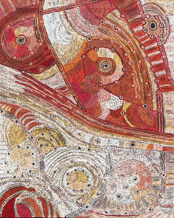 Raylene Walatinna Ngayuku Ngura (My Country), 2024 acrylic on linen 152 x 122 cm