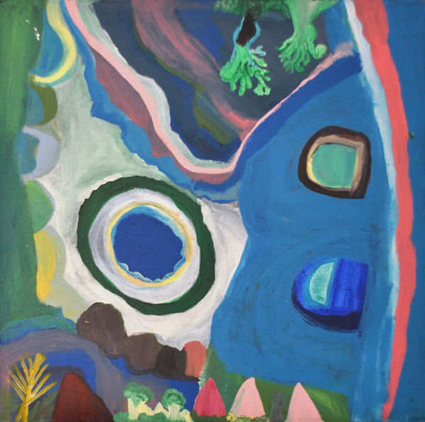 Amy French Untitled acrylic on linen 91 x 91 cm