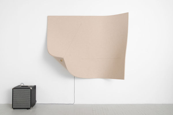 Naama Tsabar, Work on Felt (Variation 34) Sandstone, 2024