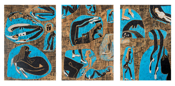 Summer Wheat, Apiary I, II, III, 2017