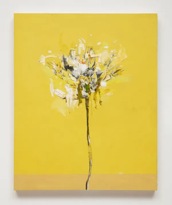 Wardell Milan The Last Goodbye no.1, 2019 Oil, charcoal, colored pencil, China marker, pastel, oil pastel on panel 30 x 24 inches 76.2 x 61 cm