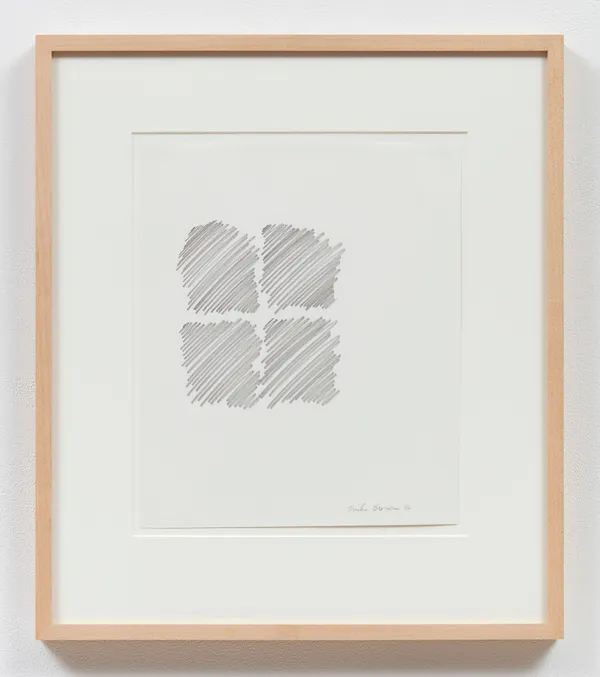 Trisha Brown Untitled, 1986 Graphite on paper 11 3/4 x 9 3/4 inches 29.8 x 24.8 cm