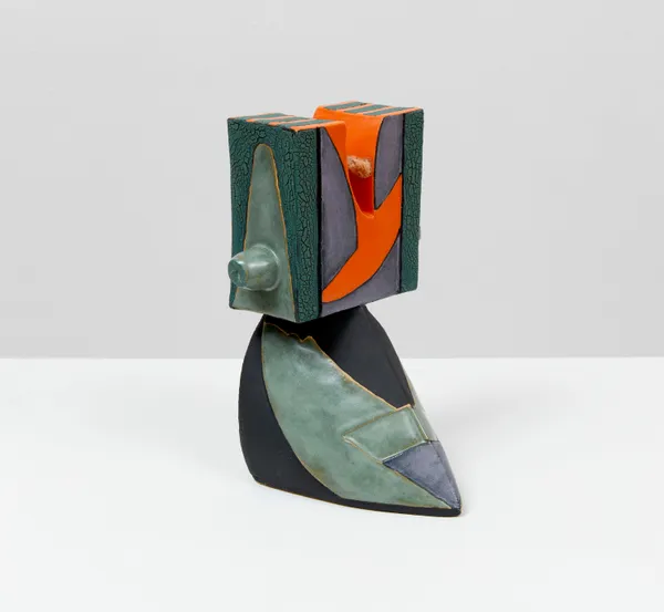 Magalie Guérin Untitled, 2024 Glazed ceramic 8 3/4 x 5 7/8 x 5 5/8 inches 22.2 x 14.9 x 14.3 cm Signed on bottom