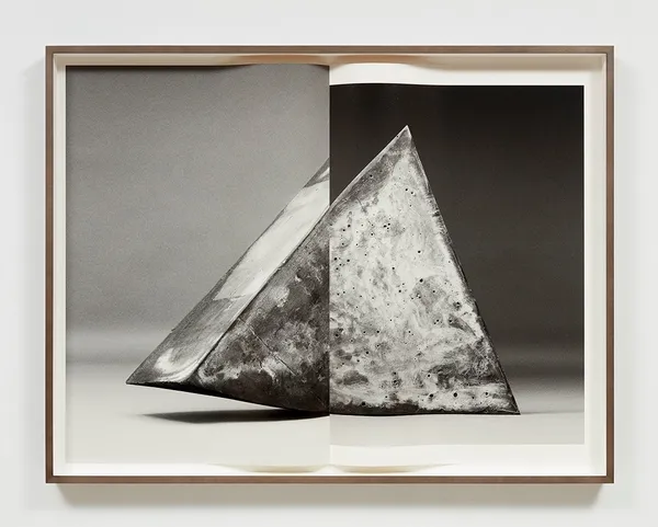 Erin Shirreff Fig. 9, 2019 Archival pigment print 40 x 54 inches (101.6 x 137.2 cm), with fold Framed dimensions: 43.5 x 57.5 x 3.25 inches (110.5 x 146 x 8.3 cm) Edition 1 of 4