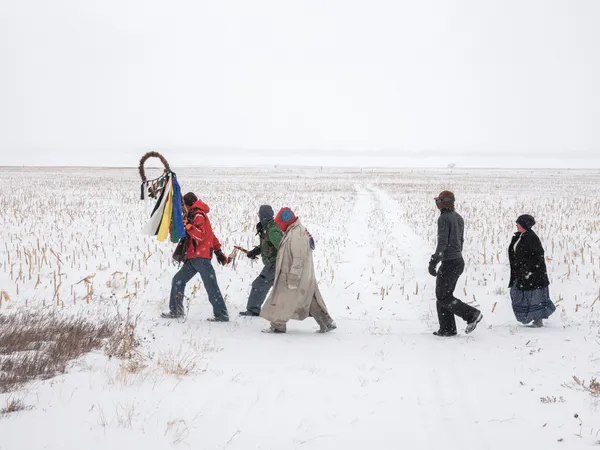 Mitch Epstein Standing Rock Prayer Walk, North Dakota 2018, 2018 Chromogenic print 42.375 x 56.375 inches 107.6 x 143.2 cm Edition 4 of 6