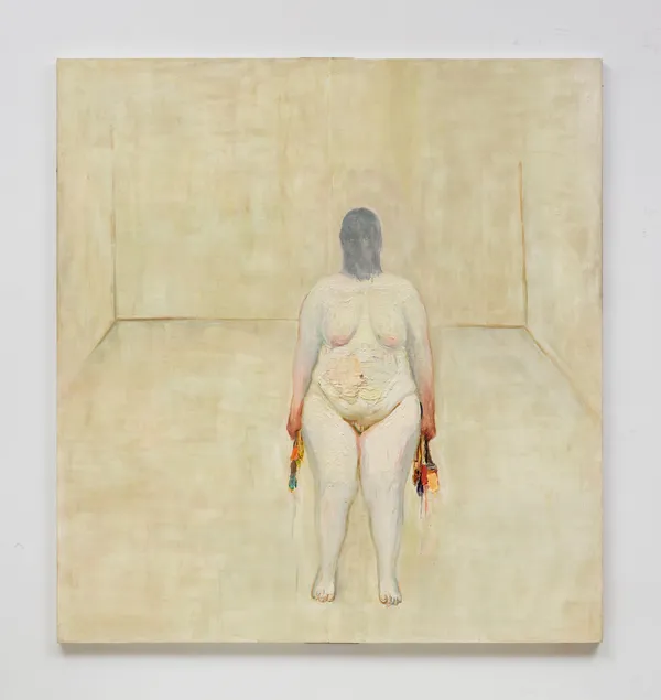 Brenda Goodman Self-Portrait 4, 2004 Oil on panel 64 x 60 inches 162.6 x 152.4 cm