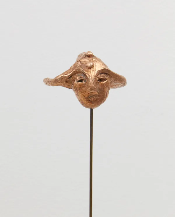 Heidi Lau Mountainless Head II, 2023 Cast bronze 2 1/4 x 3 1/2 x 4 1/4 inches 5.7 x 8.9 x 10.8 cm